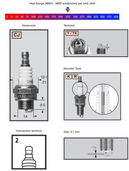 Champion Sparkplug RCJ8Y