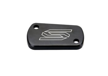 Scar Front Brake Reservoir Cover - Kawasaki/Suzuki/Yamaha Black